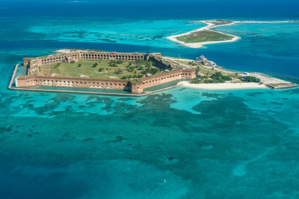 least visited national parks - Dry Tortugas