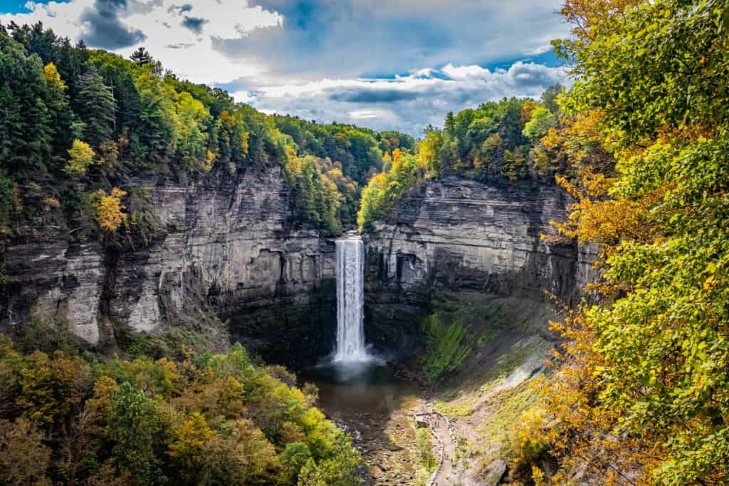waterfalls on the east coast - Taughannock Falls