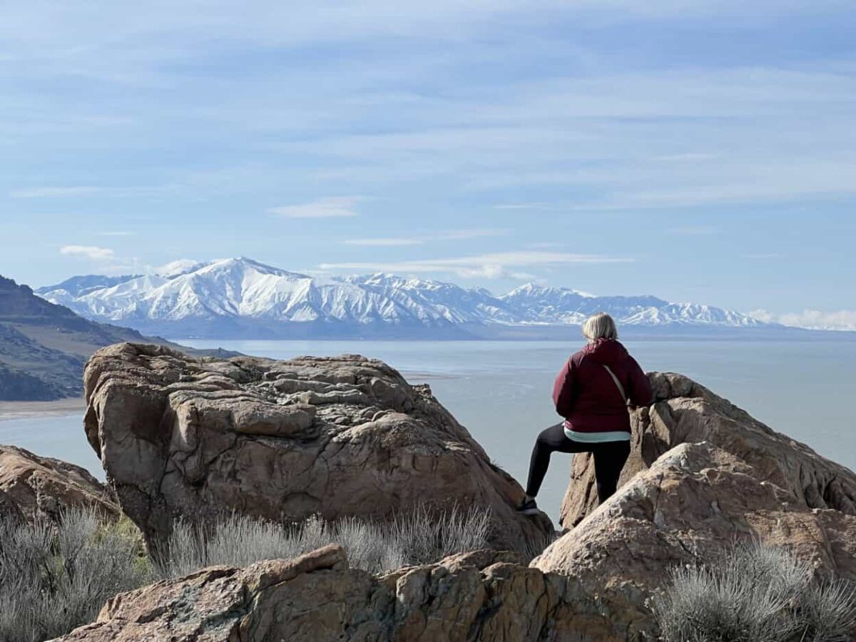 Miles with McConkey travel blog visits Antelope Island Utah