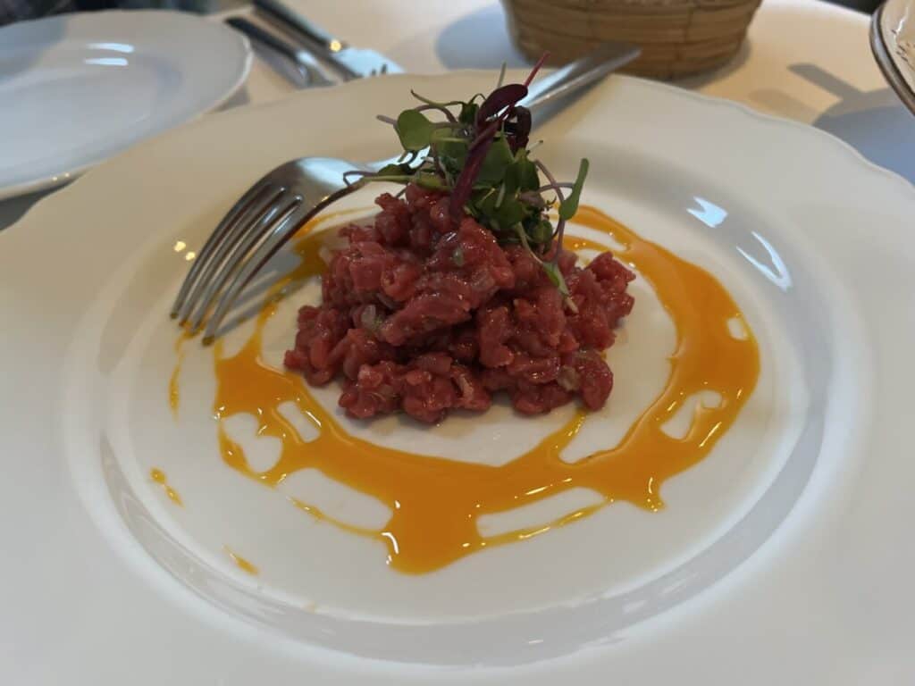 Beef tartar from VENETO