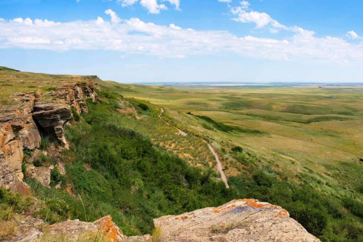 Prairie at Head-Smashed-In Buffalo Jump, Alberta, Canada