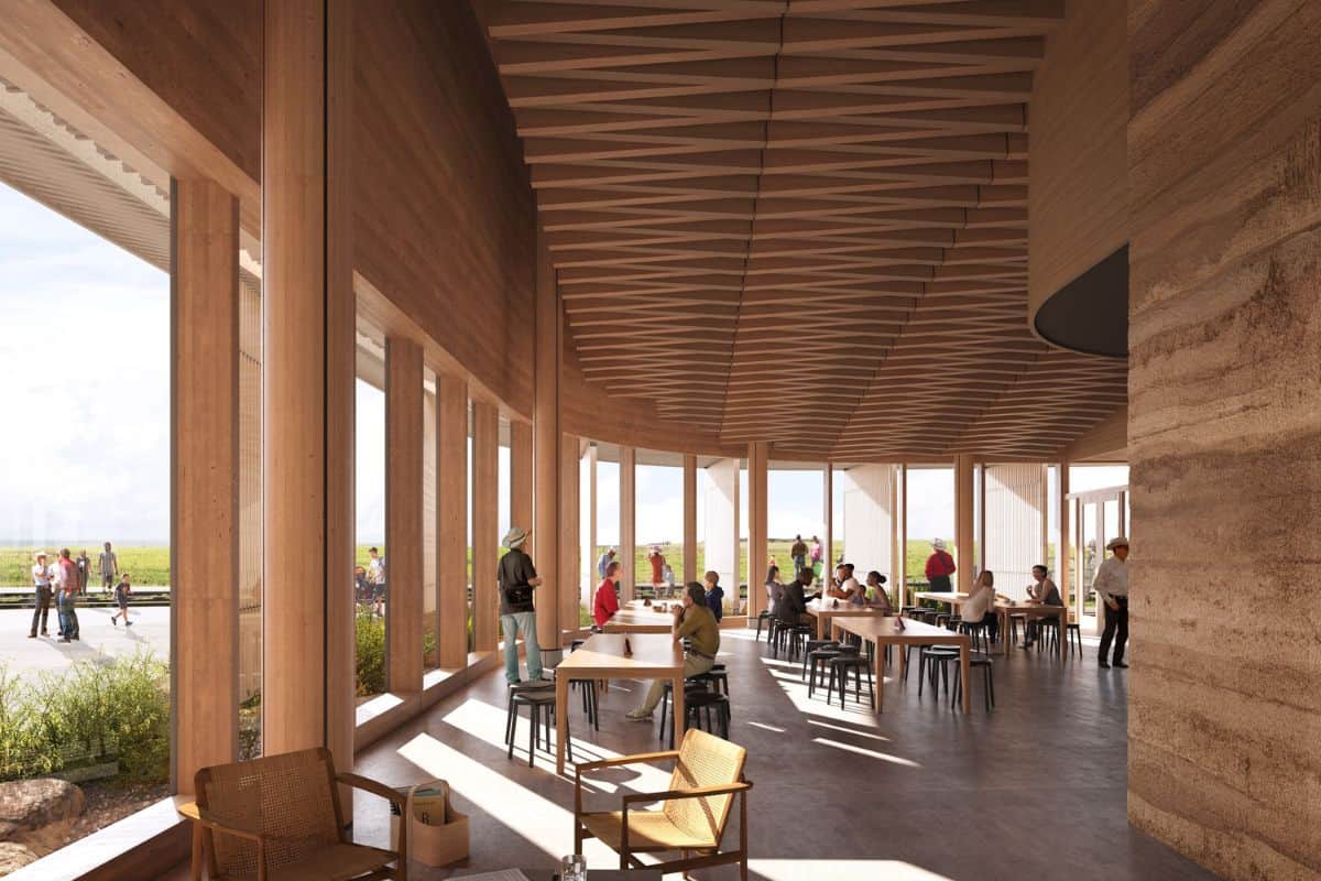 Rendering of the Theodore Roosevelt Presidential Library cafe