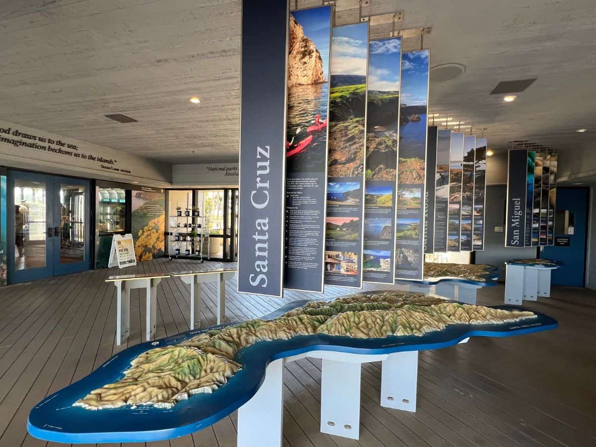 Exhibits at the Channel Islands National Park Visitor Center, Ventura, CA.