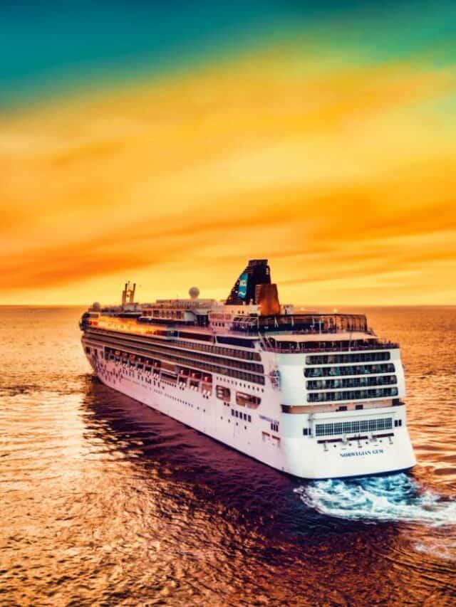 white cruise ship